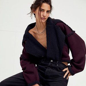 Free People Josephine Jacket in Black Honey Combo